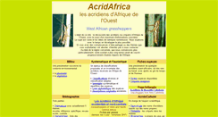 Desktop Screenshot of acrida.info